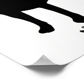 ピットブルプリント ポスター (角)