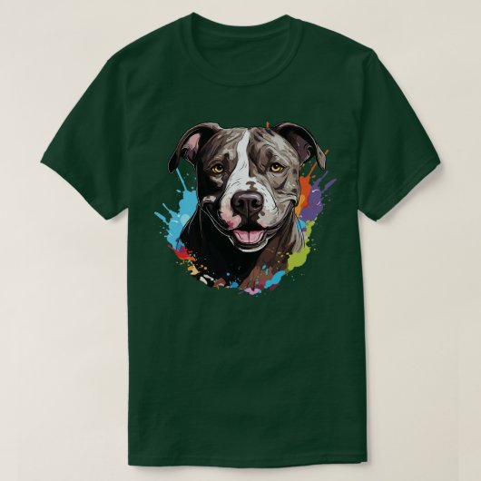 ピットブルヘッド Tシャツ (デザイン正面)