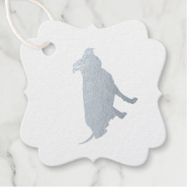 ピットブルベビーシャワードッグピットブルブルーボーイ フェイバータグ