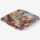 ピットブルホリデーベーキング:フェスティバルクリスマス ペーパープレート (傾斜あり)