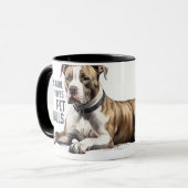 ピットブルマグ – この女の子はピットの雄牛を愛している マグカップ (正面左)