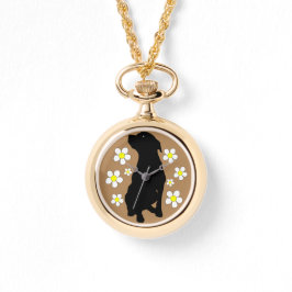 ピットブルママ金ゴールドラップウォッチ 腕時計