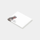 ピットブルモーニングあくびしない注忘れ意 ポストイット (アングル)