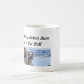 ピットブルラブカップル コーヒーマグカップ (中央)