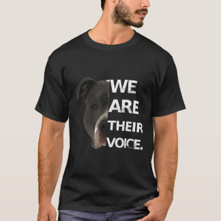 ピットブルラブシャツ我々は彼らの声の愛犬家T Tシャツ