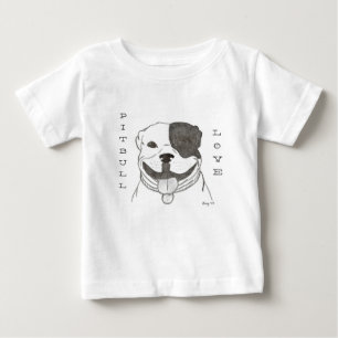 ピットブルラブシャツ ベビーTシャツ