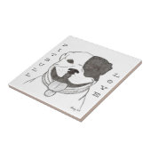 ピットブルラブタイル タイル (側面)