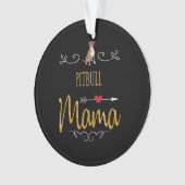 ピットブルラブママ オーナメント (正面)