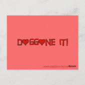 ピットブルラブ ペティー・ザ・ブル・テリア... ポストカード (裏面)