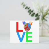 ピットブルラブ ポストカード (スタンド正面)