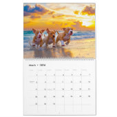 ピットブル子犬ラブピットブルズカレンダー カレンダー (3月 2026)