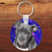 ピットブル宇宙 キーホルダー (正面)