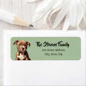 ピットブル差出人住所ラベル ラベル (インサイチュ)