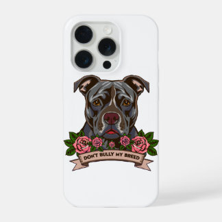 ピットブル愛の父 私の犬をいじめないで レスキュー iPhone 15 PROケース