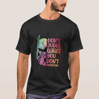 ピットブル愛を理解できないものを判断してはいけない Tシャツ