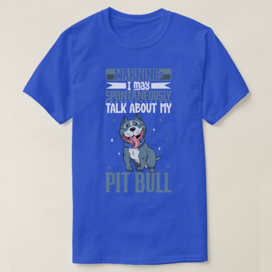ピットブル愛好家 Tシャツ (デザイン正面)