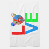 ピットブル愛 キッチンタオル (縦)