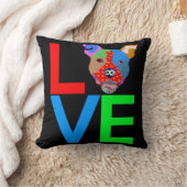 ピットブル愛 クッション (ブランケット)