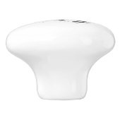 ピットブル手描きフォトドッグ動物愛好家 セラミックノブ (側面)