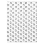 ピットブル手描きフォトドッグ動物愛好家 テーブルクロス (正面)