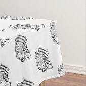 ピットブル手描きフォトドッグ動物愛好家 テーブルクロス (インサイチュ)