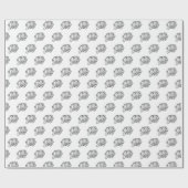 ピットブル手描きフォトドッグ動物愛好家 ラッピングペーパー (フラット)