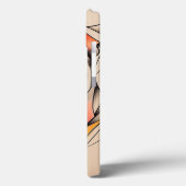 ピットブル抽象芸術ポートレート Case-Mate iPhoneケース (裏面 / 左)