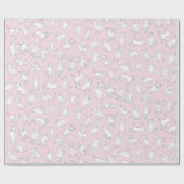 ピットブル淡い色の紙吹雪転がの～ ラッピングペーパー (フラット)