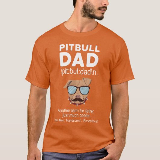 ピットブル父の友人 Tシャツ (正面)