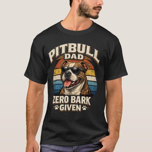 ピットブル父の日Tシャツ Tシャツ (正面)