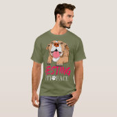 ピットブル犬の愛犬の救出 Tシャツ (正面フル)