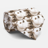 ピットブル犬セピア色の憎しみの悪行は繁殖しない ネクタイ (ロール)