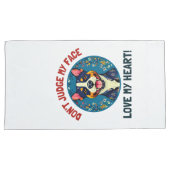 ピットブル犬ピローケース 枕カバー (正面右)