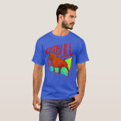 ピットブル犬レスキュー犬の恋人 Tシャツ (正面フル)