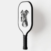 ピットブル犬顔 ピックルボールラケット (左)