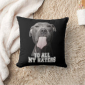 ピットブル犬 クッション (ブランケット)