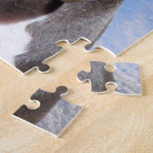 ピットブル犬。 ジグソーパズル (側面)