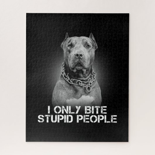 ピットブル犬 ジグソーパズル (縦)