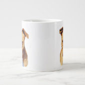 ピットブル犬 ジャンボコーヒーマグカップ (正面)