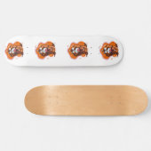 ピットブル犬 スケートボード (横)