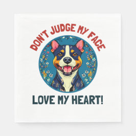 ピットブル犬 スタンダードランチョンナプキン