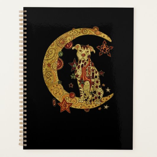 ピットブル犬 プランナー手帳 (正面)