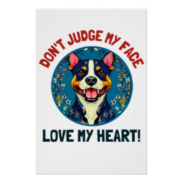 ピットブル犬 ポスター