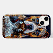 ピットブル犬 Case-Mate iPhoneケース (裏面 (横))