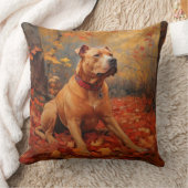 ピットブル紅葉秋インスパイア クッション (ブランケット)