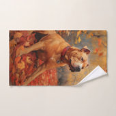 ピットブル紅葉秋インスパイア バスタオルセット (ハンドタオル)