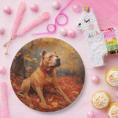 ピットブル紅葉秋インスパイア ペーパープレート (パーティー)