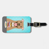 ピットブル荷物タグ ラゲッジタグ (正面横)