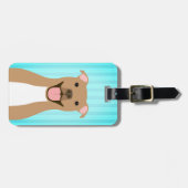 ピットブル荷物タグ ラゲッジタグ (正面横)