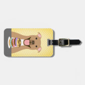 ピットブル荷物タグ ラゲッジタグ (正面横)